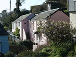 Pink Cottage in Bodinnick, Cornwall