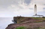 Stella in Nash Point Lighthouse, Vale of Glamorgan, South Wales