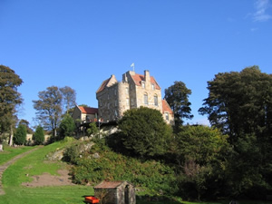 Self catering breaks at Scottish Castle with sea view in Aberdour, Fife