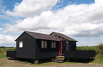 The Old Fishermans Hut in Southwold, Suffolk Coast, East England