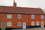 Red Brick Cottage in Lavenham, Suffolk, East England