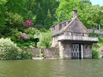 Horton Lodge Boathouse in Rudyard Lake, Staffordshire