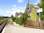 The Old Station in Newtonmore, Inverness-shire, Highlands Scotland
