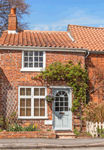 Clematis Cottage in Market Rasen, Lincolnshire, East England Clematis Cottage in Market Rasen, Lincolnshire, East England