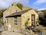 Snow White Cottage in Pateley Bridge, North Yorkshire, North East England