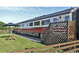 Self catering breaks at Converted Railway Carriage in Hawsker, North Yorkshire