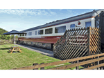 Converted Railway Carriage in Hawsker, North Yorkshire, North East England