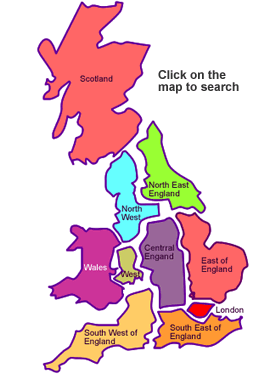 Search for holiday cottages with hot tubs by region